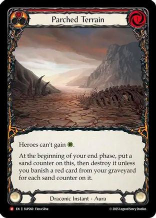 Parched Terrain (SUP260) - Super Slam Rainbow Foil