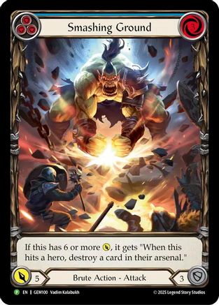 Smashing Ground (GEM100) - GEM Pack 3 Rainbow Foil