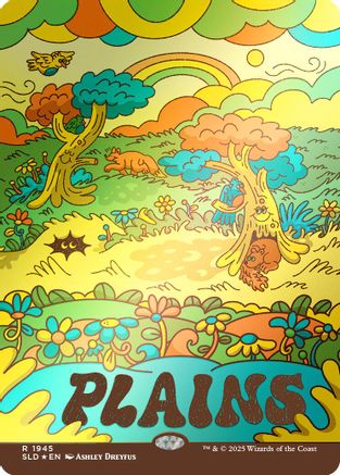 Plains (1945) (Rainbow Foil) [Secret Lair Drop Series]