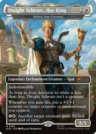Dwight Schrute, Hay King - Heliod, Sun-Crowned [Secret Lair Drop Series]