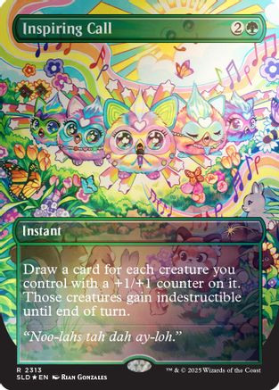 Inspiring Call (Rainbow Foil) [Secret Lair Drop Series]