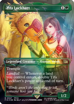 Tifa Lockhart (Borderless) (Chocobo Track Foil) [FINAL FANTASY]