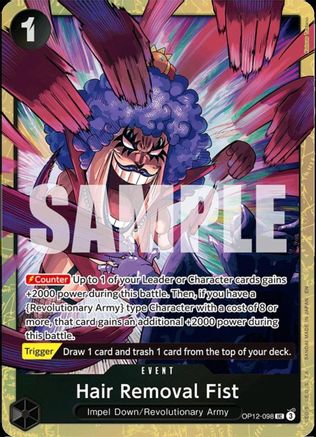Hair Removal Fist [One Piece Promotion Cards]