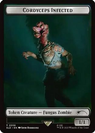 Cordyceps Infected Token (2206) [Secret Lair Drop Series]
