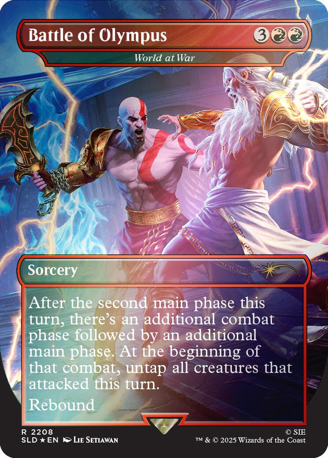 Battle of Olympus - World at War (Rainbow Foil) [Secret Lair Drop Series]