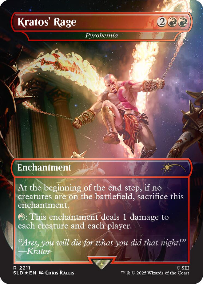 Kratos' Rage - Pyrohemia (Rainbow Foil) [Secret Lair Drop Series]