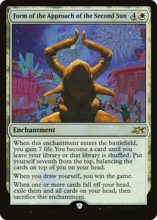Form of the Approach of the Second Sun (Galaxy Foil) [Unfinity]