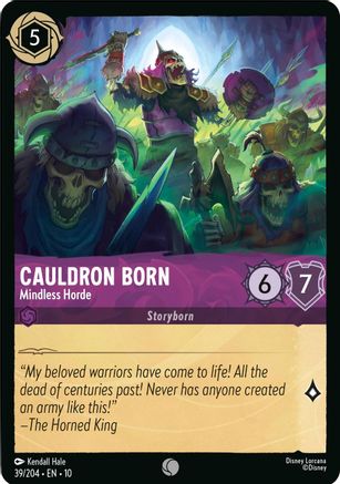 Cauldron Born - Mindless Horde (39/204) [Whispers in the Well]