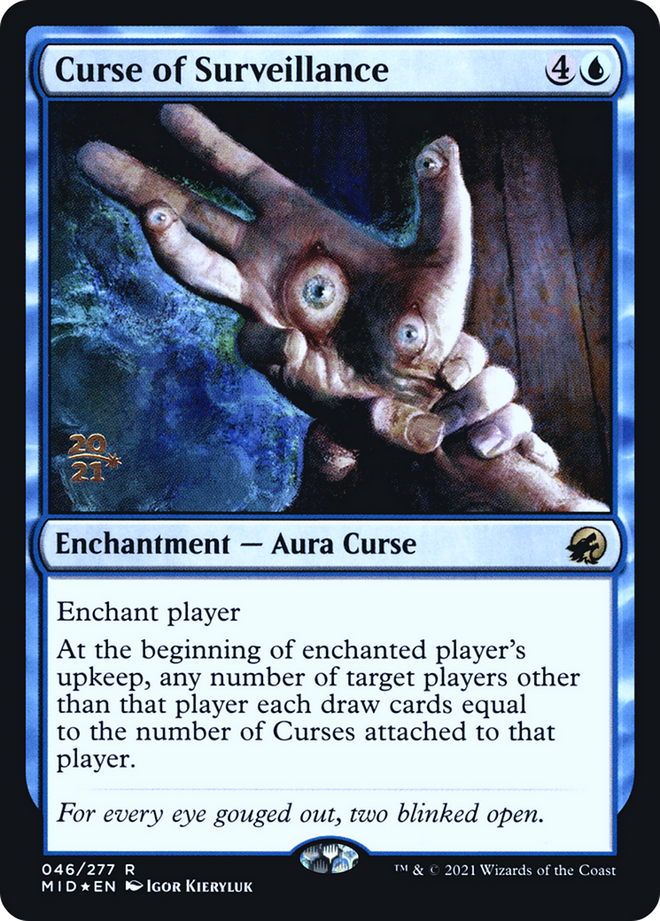 Curse of Surveillance [Innistrad: Midnight Hunt Prerelease Promos]