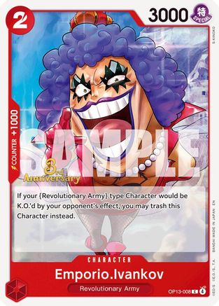 Emporio.Ivankov [Carrying On His Will: 3rd Anniversary Tournament Cards]