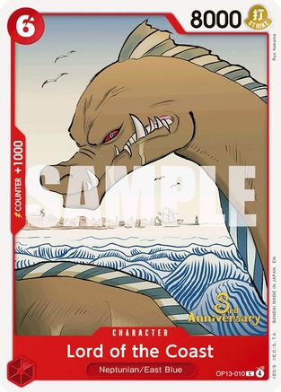 Lord of the Coast [Carrying On His Will: 3rd Anniversary Tournament Cards]