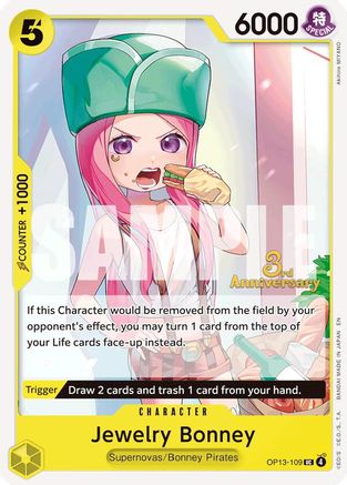 Jewelry Bonney [Carrying On His Will: 3rd Anniversary Tournament Cards]