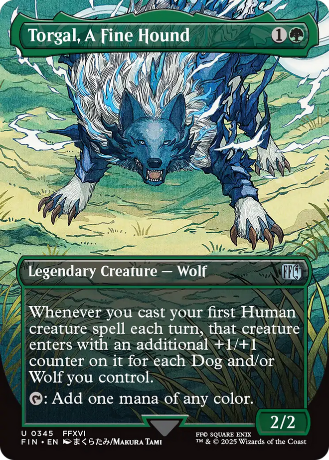 Torgal, A Fine Hound (Borderless) [FINAL FANTASY]