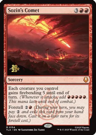 Sozin's Comet [Avatar: The Last Airbender Prerelease Cards]