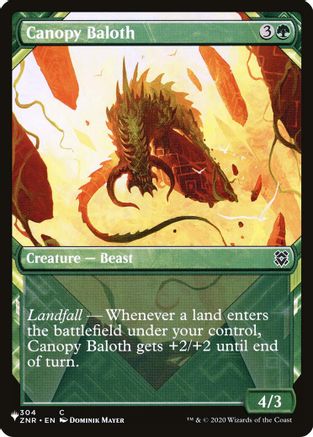 Canopy Baloth (Showcase) [The List]