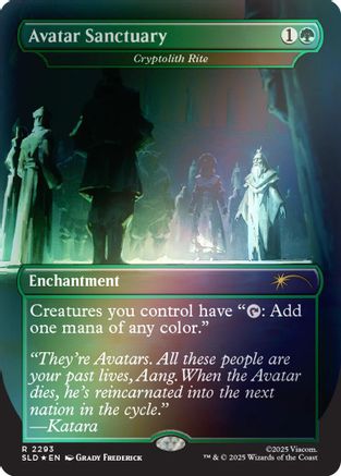 Avatar Sanctuary - Cryptolith Rite (Rainbow Foil) [Secret Lair Drop Series]