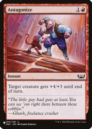 Antagonize [The List]