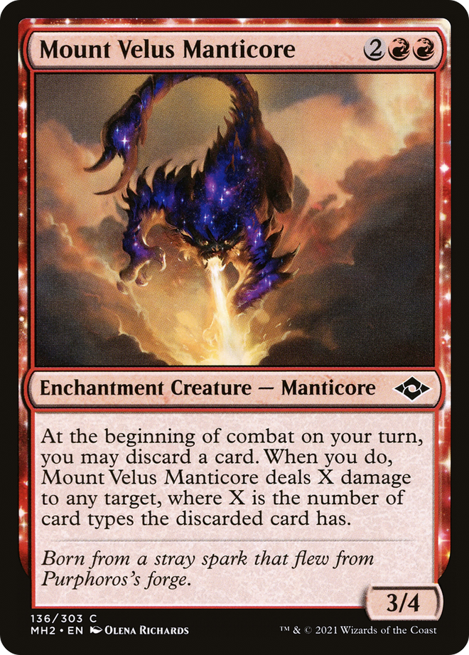 Mount Velus Manticore [Modern Horizons 2]
