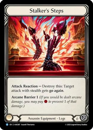 Stalker's Steps (AAC007) - Armory Deck: Arakni Rainbow Foil