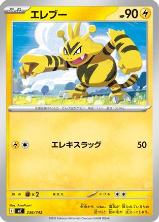 Electabuzz (236/742) - Start Deck 100 Battle Collection  [JP]