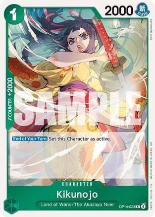 Kikunojo - OP14-023 (OP14-023) - The Azure Sea's Seven Foil