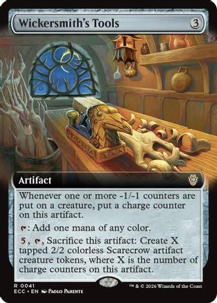 Wickersmith's Tools (Extended Art) (ECC-041) - Commander: Lorwyn Eclipsed