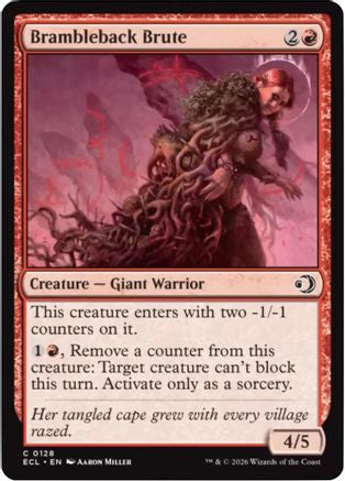 Brambleback Brute (ECL-128) - Lorwyn Eclipsed Foil