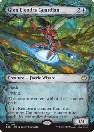 Glen Elendra Guardian (0305) (Showcase) (ECL-305) - Lorwyn Eclipsed Foil