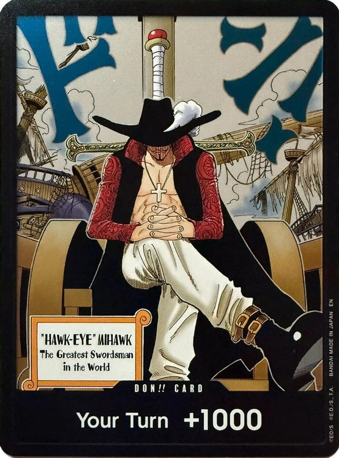 DON!! Card (Dracule Mihawk) - The Azure Sea's Seven