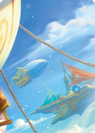Puffin, Full Steam Ahead // Marlynn, Treasure Hunter Double Sided Art Card (Middle Right) - GEM Pack 2