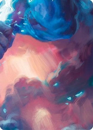 Enlightened Strike // Shelter from the Storm Double Sided Art Card (Middle Center) - GEM Pack 4
