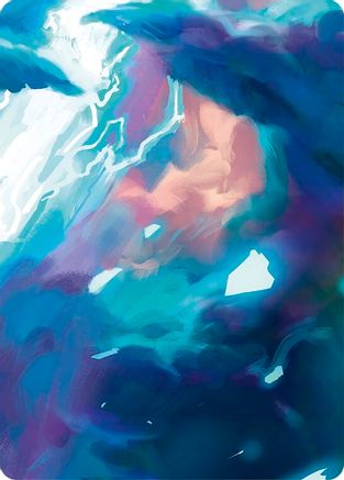 Enlightened Strike // Shelter from the Storm Double Sided Art Card (Bottom Left) - GEM Pack 4