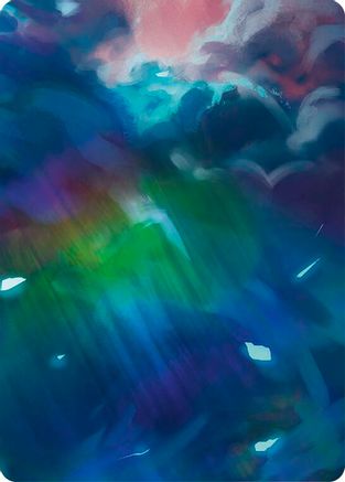 Enlightened Strike // Shelter from the Storm Double Sided Art Card (Bottom Center) - GEM Pack 4