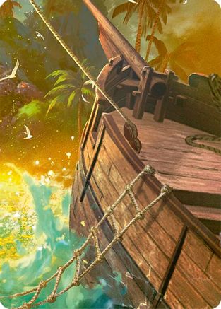 Treasure Island // High Seas Map Doubled Sided Art Card (Middle Center) - High Seas
