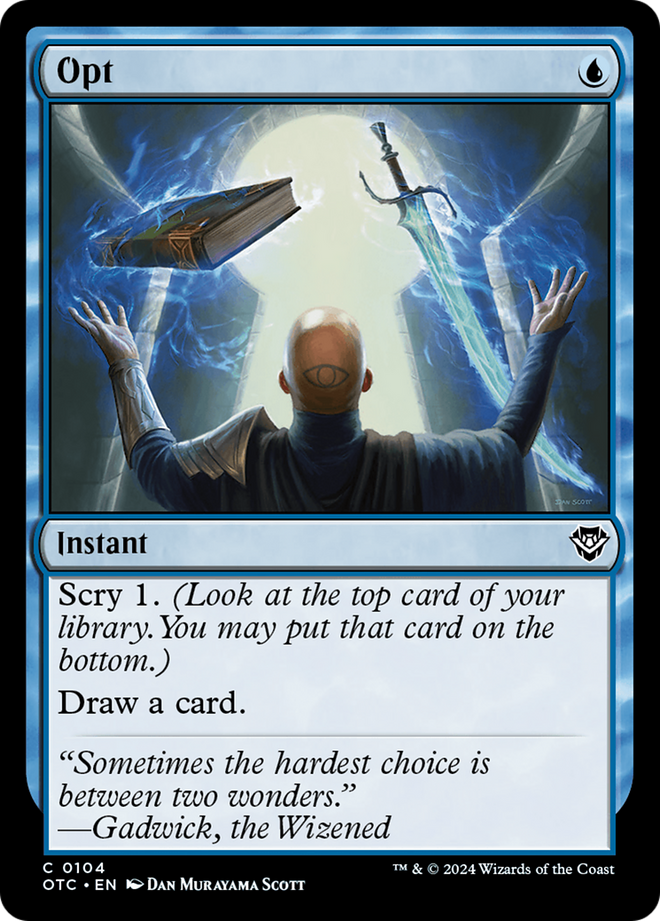 Opt [Outlaws of Thunder Junction Commander]