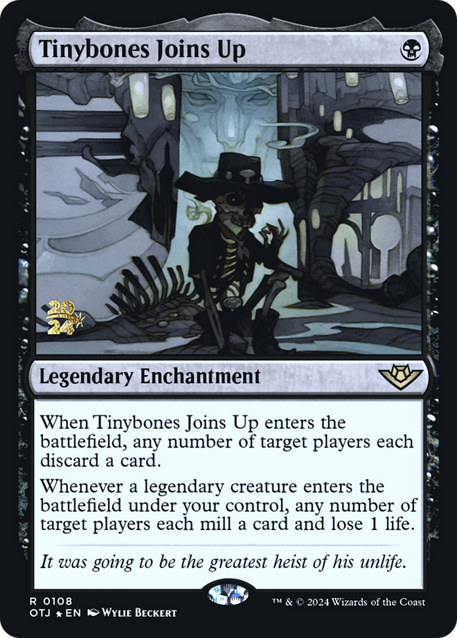 Tinybones Joins Up [Outlaws of Thunder Junction Prerelease Promos]