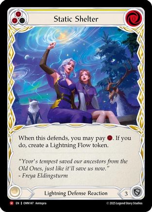 Static Shelter (OMN147) - Omens of the Third Age Cold Foil