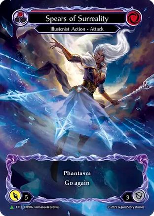 Spears of Surreality (Red) (Marvel) - TNP016 (TNP016) - Flesh and Blood: Promo Cards Rainbow Foil