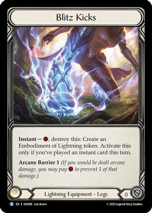 Blitz Kicks (AZS006) - Armory Deck: Zyggy Rainbow Foil