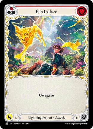 Electrolyze (Red) (OMN163) - Omens of the Third Age Rainbow Foil