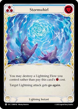 Stormwhirl (Blue) (OMN192) - Omens of the Third Age Rainbow Foil