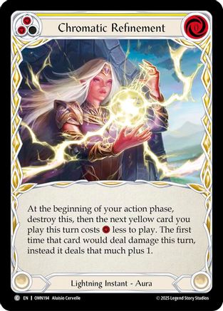 Chromatic Refinement (Yellow) (OMN194) - Omens of the Third Age