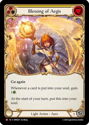 Blessing Of Aegis (Yellow) (OMN244) - Omens of the Third Age