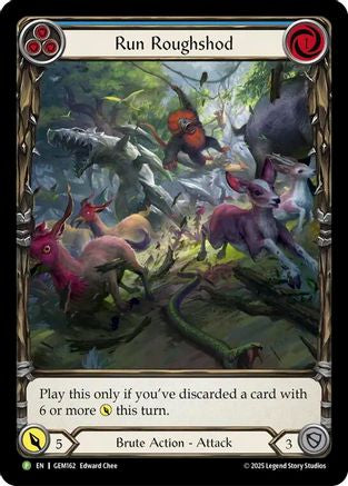 Run Roughshod (Blue) (GEM162) - Gem Pack 5