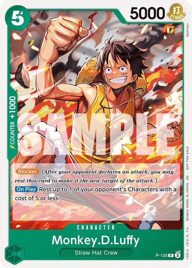Monkey.D.Luffy (OP16 Release Event) (P-135) - One Piece Promotion Cards