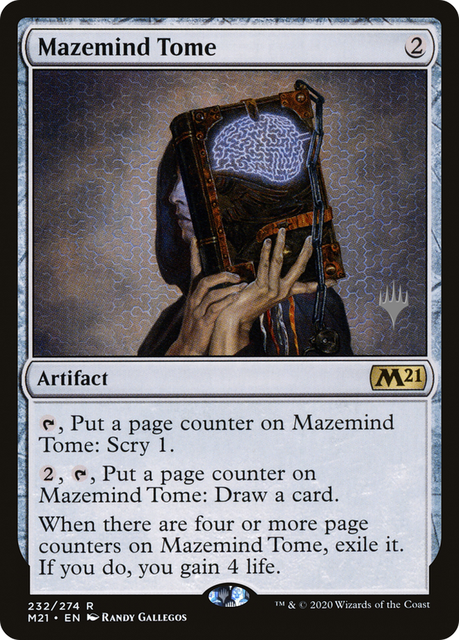 Mazemind Tome (Promo Pack) [Core Set 2021 Promos]