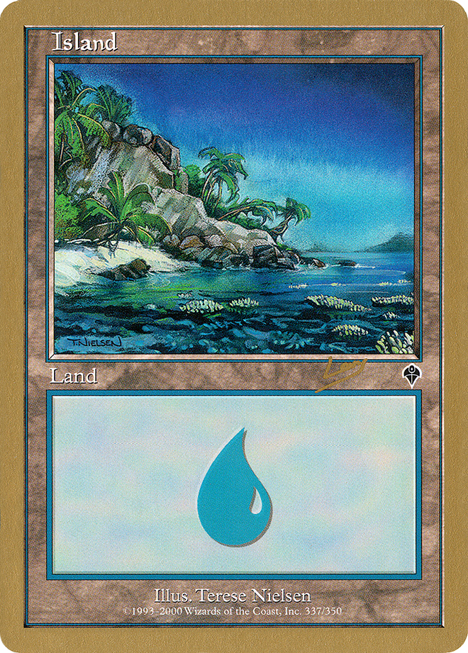 Island (rl337a) (Raphael Levy) [World Championship Decks 2002]