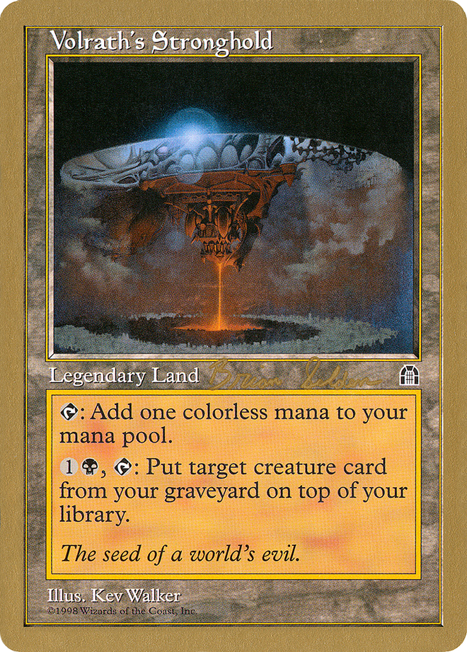 Volrath's Stronghold (Brian Selden) [World Championship Decks 1998]