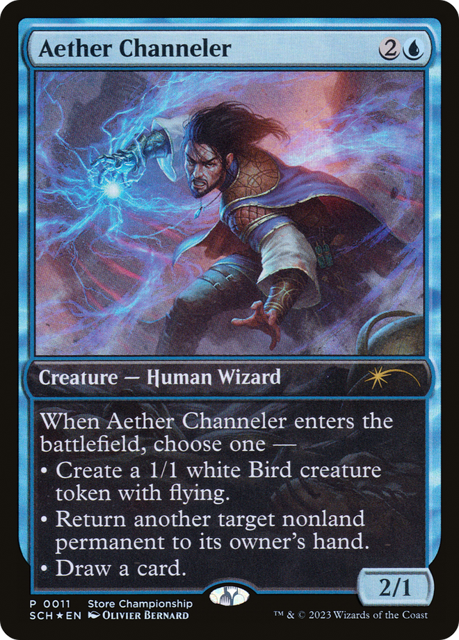 Aether Channeler (GAME-011) - Store Championships Foil