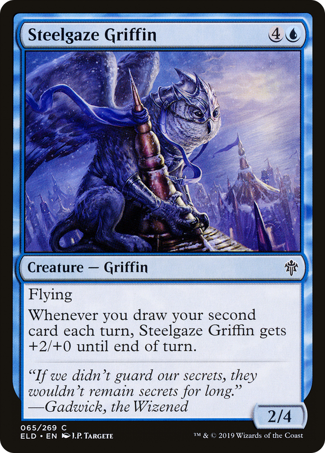 Steelgaze Griffin [Throne of Eldraine]